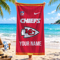 [SPECIAL OFFER] NEW CUSTOMIZED NFL01 KCC KANSAS CITY CHIEFS BEACH TOWEL