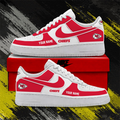 [SPECIAL OFFER] NEW CUSTOMIZED NFL01 KCC KANSAS CITY CHIEFS AF1 SHOES