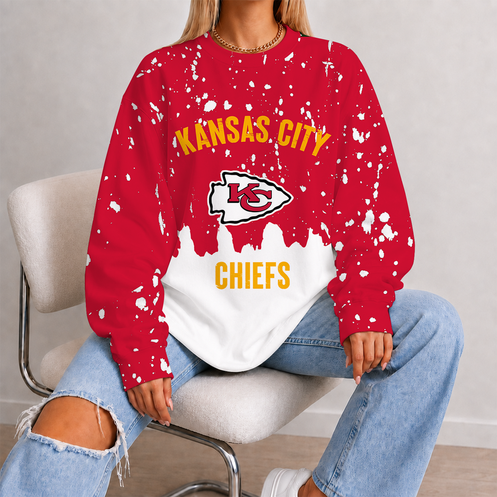 [SPECIAL OFFER] NEW CUSTOMIZED NFL01 KCC KANSAS CITY CHIEFS UNISEX SWEATSHIRT