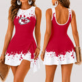 [SPECIAL OFFER] NEW CUSTOMIZED NFL01 KCC KANSAS CITY CHIEFS WOMEN'S SUMMER SKORT DRESS