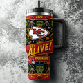 [SPECIAL OFFER] NEW CUSTOMIZED NFL01 KCC KANSAS CITY CHIEFS HALLOWEEN  40OZ TUMBLER