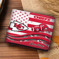 [SPECIAL OFFER] NEW CUSTOMIZED NFL01 KCC KANSAS CITY CHIEFS LEATHER WALLET