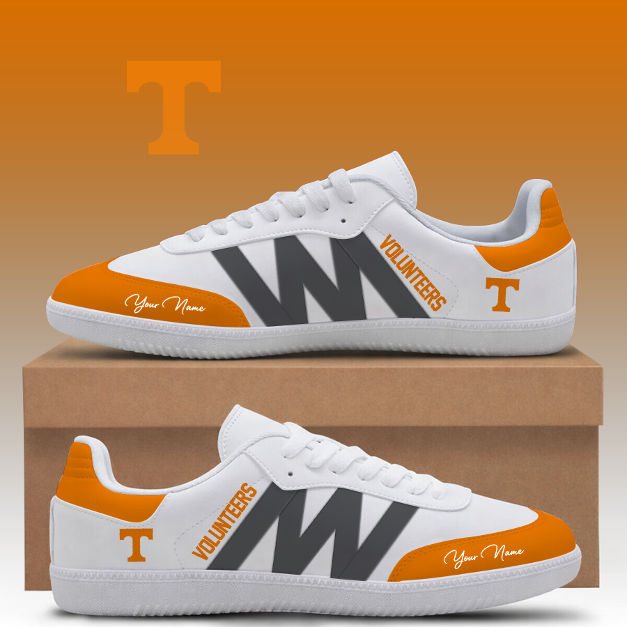 [FAN FAVORITE] NEW CUSTOMIZED NCAA FBS01 TNV TENNESSEE VOLUNTEERS CLASSIC SNEAKERS