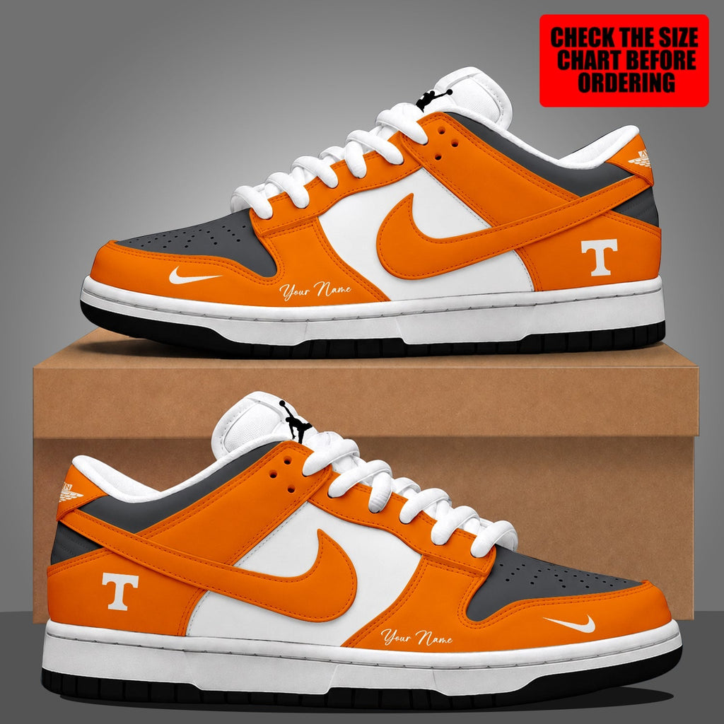 [FAN FAVORITE] NEW CUSTOMIZED NCAA FBS01 TNV TENNESSEE VOLUNTEERS DUNK LOW SHOES