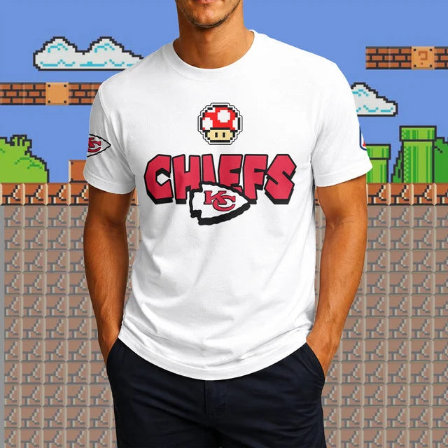 [SPECIAL OFFER] NEW CUSTOMIZED NFL01 KCC KANSAS CITY CHIEFS SUPER MARIO T-SHIRT, HOODIE, ZIP HOODIE