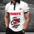 [SPECIAL OFFER] NEW CUSTOMIZED NFL01 KCC KANSAS CITY CHIEFS POLO SHIRT