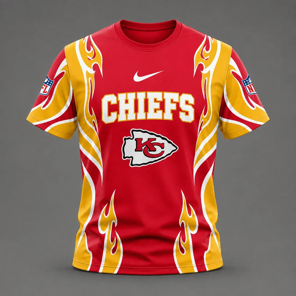 [SPECIAL OFFER] NEW CUSTOMIZED NFL01 KCC KANSAS CITY CHIEFS T-SHIRT, HOODIE & ZIP HOODIE