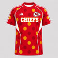 [SPECIAL OFFER] NEW CUSTOMIZED NFL01 KCC KANSAS CITY CHIEFS RAGLAN TEE