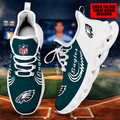 [SPECIAL OFFER] NEW CUSTOMIZED NFL02 PPE PHILADELPHIA EAGLES MAX SOUL SHOES