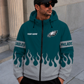 [SPECIAL OFFER] NEW CUSTOMIZED NFL02 PPE PHILADELPHIA EAGLES WINDBREAKER JACKET