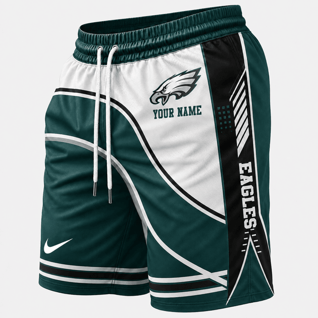 [SPECIAL OFFER] NEW CUSTOMIZED NFL02 PPE PHILADELPHIA EAGLES SHORT PANTS