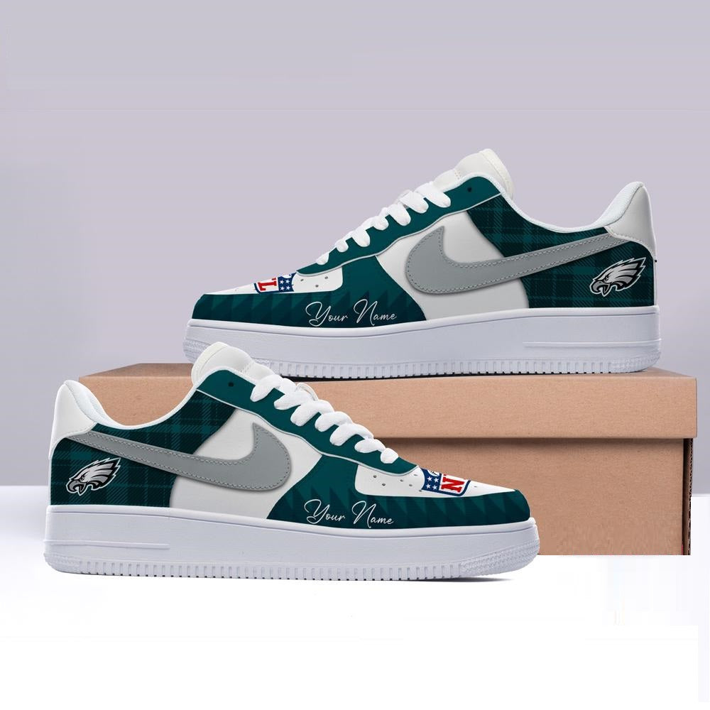 [SPECIAL OFFER] NEW CUSTOMIZED NFL02 PPE PHILADELPHIA EAGLES AF1 SHOES