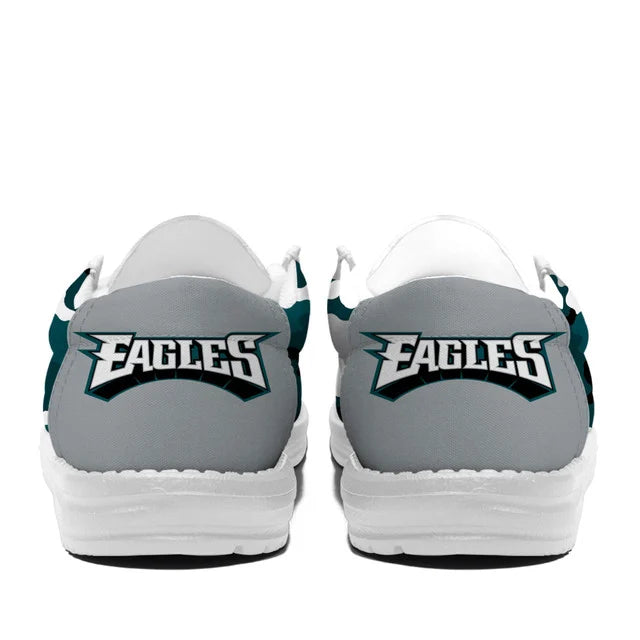 [SPECIAL OFFER] NEW CUSTOMIZED NFL02 PPE PHILADELPHIA EAGLES LOAFER SHOES
