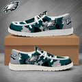 [SPECIAL OFFER] NEW CUSTOMIZED NFL02 PPE PHILADELPHIA EAGLES LOAFER SHOES