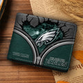 [SPECIAL OFFER] NEW CUSTOMIZED NFL02 PPE PHILADELPHIA EAGLES LEATHER WALLET