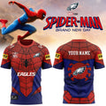 [SPECIAL OFFER] NEW CUSTOMIZED NFL02 PPE PHILADELPHIA EAGLES x SPIDER T-SHIRT, HOODIE & ZIP HOODIE