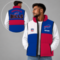 [SPECIAL OFFER] NEW CUSTOMIZED NFL03 BFB BUFFALO BILLS SLEEVELESS PUFFER VEST