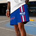 [SPECIAL OFFER] NEW CUSTOMIZED NFL03 BFB BUFFALO BILLS SHORT PANTS
