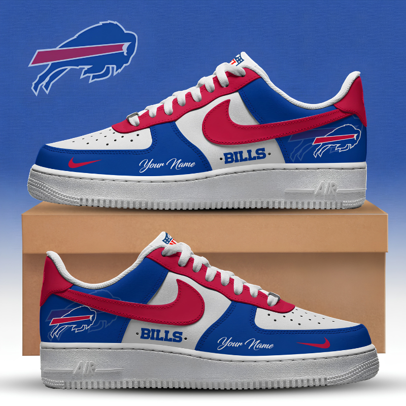 [SPECIAL OFFER] NEW CUSTOMIZED NFL03 BFB BUFFALO BILLS AF1 SNEAKERS