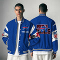 [SPECIAL OFFER] NEW CUSTOMIZED NFL03 BFB BUFFALO BILLS SATIN VARSITY & BASEBALL JACKET
