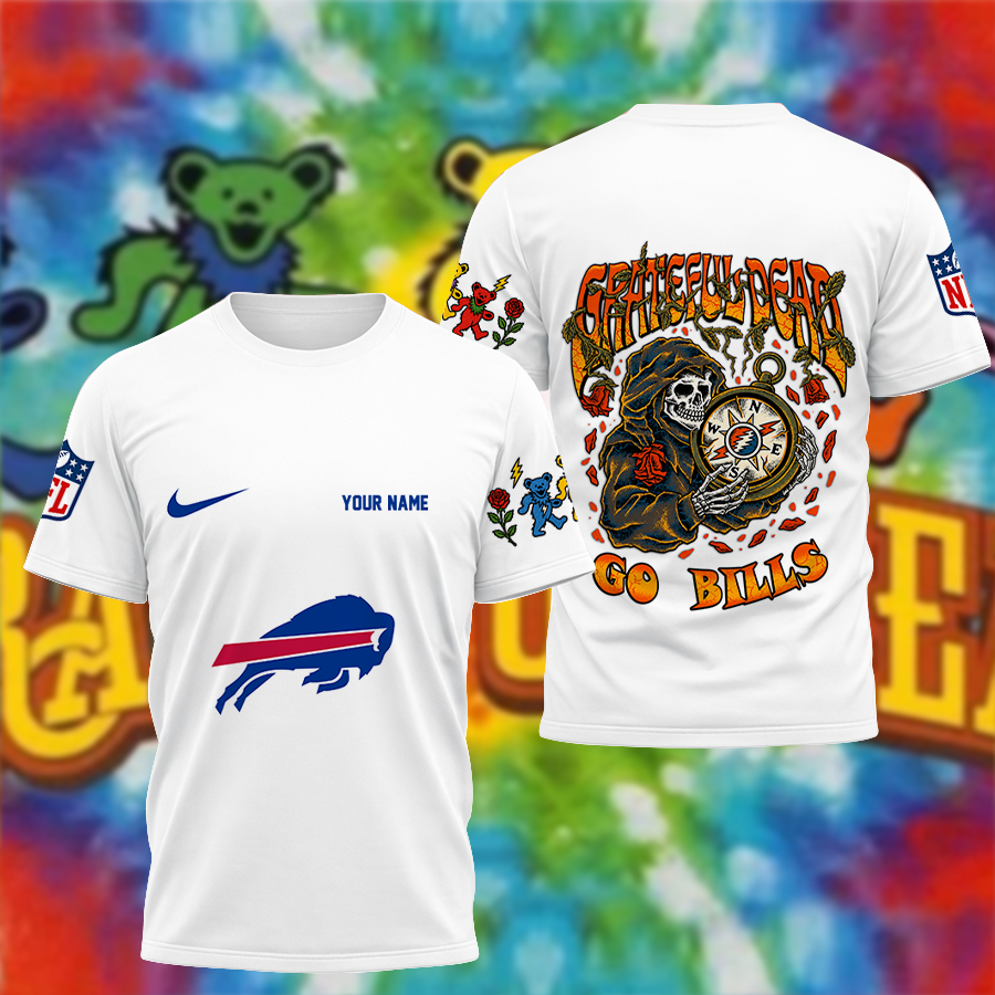 [SPECIAL OFFER] NEW CUSTOMIZED NFL03 BFB BUFFALO BILLS x GRATEFUL DEAD T-SHIRT, HOODIE, ZIP HOODIE