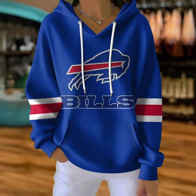 [SPECIAL OFFER] NEW CUSTOMIZED NFL03 BFB BUFFALO BILLS RIBBED HOODIE & SWEATSHIRT