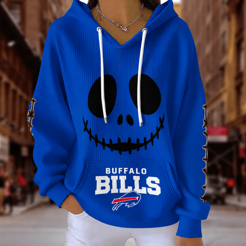 [SPECIAL OFFER] NEW CUSTOMIZED NFL03 BFB BUFFALO BILLS RIBBED HOODIE & SWEATSHIRT