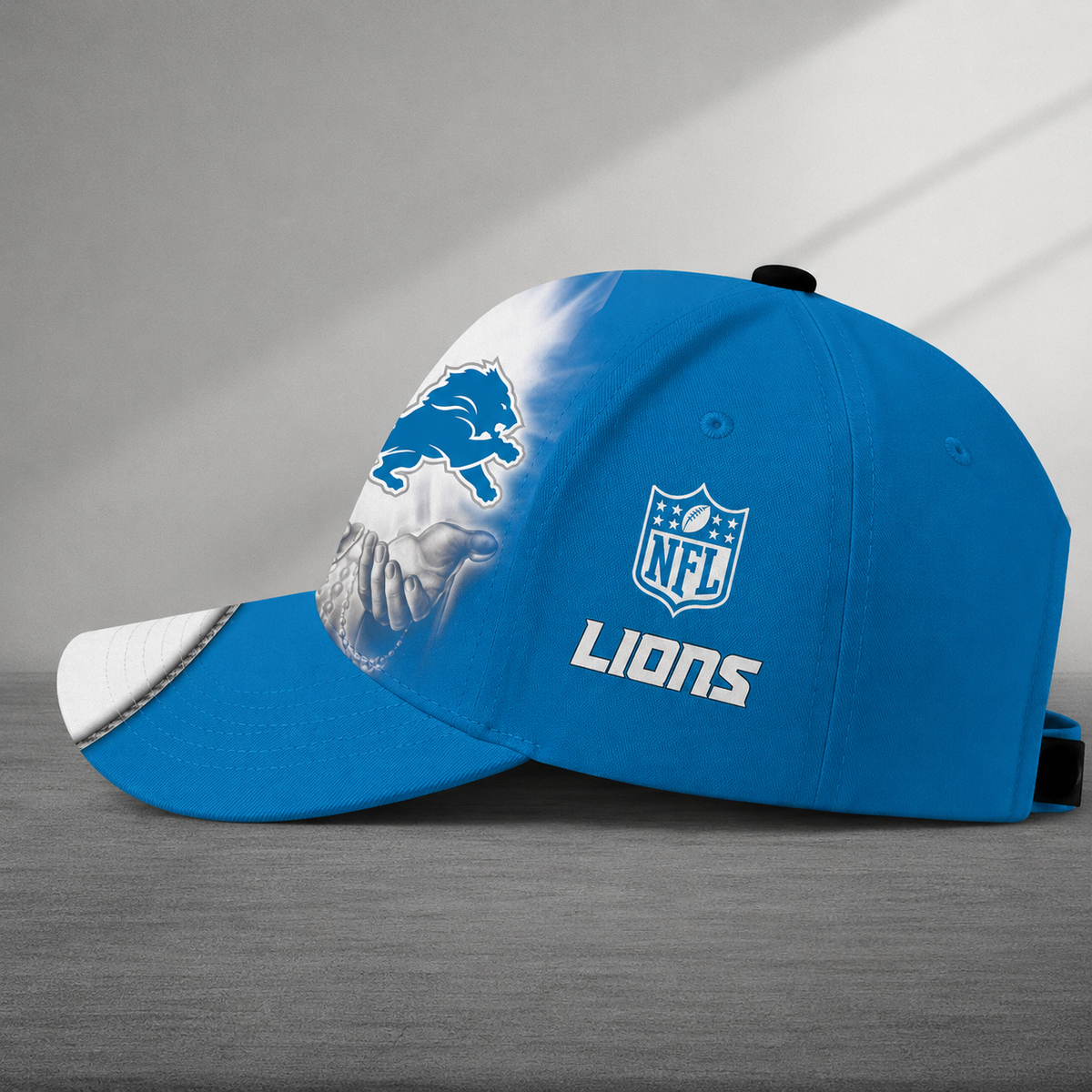 [SPECIAL OFFER] NEW CUSTOMIZED NFL04 DTL DETROIT LIONS CLASSIC CAP
