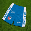 [SPECIAL OFFER] NEW CUSTOMIZED NFL04 DTL DETROIT LIONS SHORT PANTS