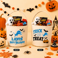 [SPECIAL OFFER] NEW CUSTOMIZED NFL04 DTL DETROIT LIONS HALLOWEEN BASKET