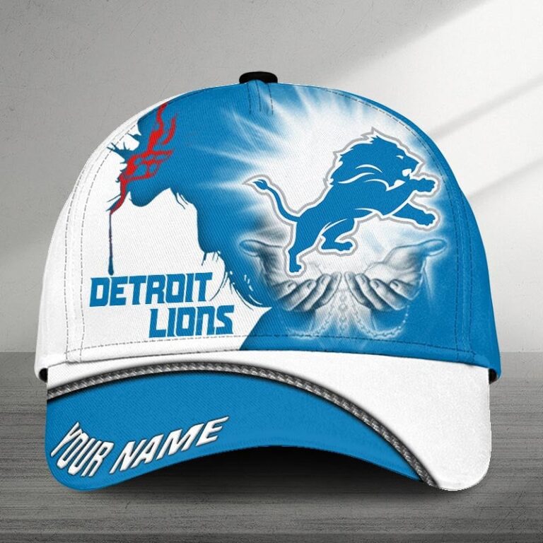 [SPECIAL OFFER] NEW CUSTOMIZED NFL04 DTL DETROIT LIONS CLASSIC CAP
