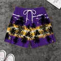 [SPECIAL OFFER] NEW CUSTOMIZED NFL05 MVK MINNESOTA VIKINGS SHORT PANTS