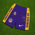 [SPECIAL OFFER] NEW CUSTOMIZED NFL05 MVK MINNESOTA VIKINGS SHORT PANTS