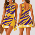 [SPECIAL OFFER] NEW CUSTOMIZED NFL05 MVK MINNESOTA VIKINGS WOMEN'S SUMMER SKORT DRESS