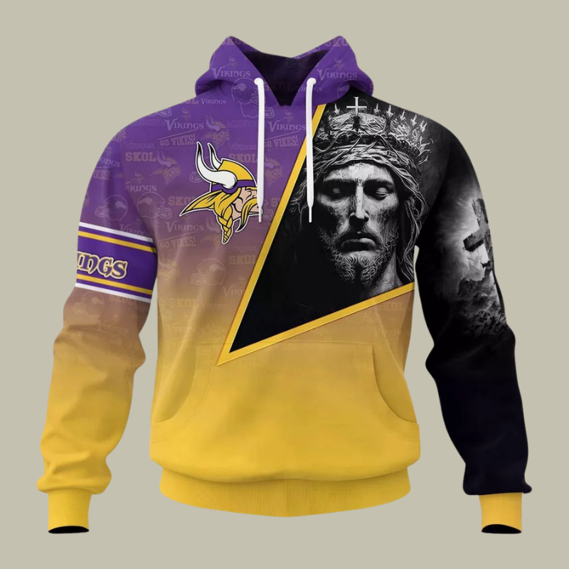 [SPECIAL OFFER] NEW CUSTOMIZED NFL05 MVK MINNESOTA VIKINGS GOD'S BLESSING T-SHIRT, HOODIE & ZIP HOODIE