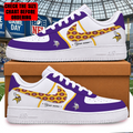 [SPECIAL OFFER] NEW CUSTOMIZED NFL05 MVK MINNESOTA VIKINGS AF1 SHOES