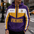 [SPECIAL OFFER] NEW CUSTOMIZED NFL05 MVK MINNESOTA VIKINGS WINDBREAKER JACKET