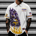 [SPECIAL OFFER] NEW CUSTOMIZED NFL05 MVK MINNESOTA VIKINGS POLO SHIRT