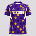 [SPECIAL OFFER] NEW CUSTOMIZED NFL05 MVK MINNESOTA VIKINGS RAGLAN TEE
