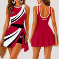 [FAN FAVORITE] NEW CUSTOMIZED NCAA FBS06 GEB GEORGIA BULLDOGS WOMEN'S SUMMER SKORT DRESS