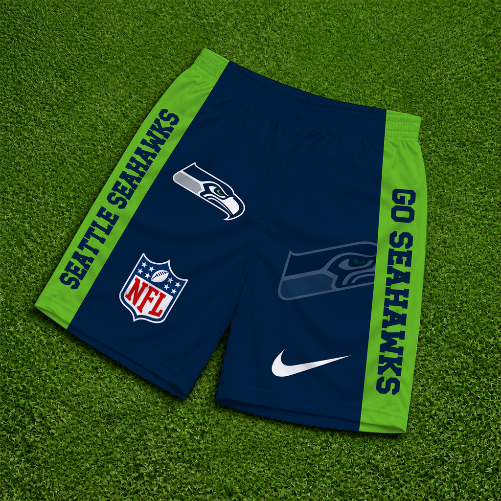 [SPECIAL OFFER] NEW CUSTOMIZED NFL06 SSH SEATTLE SEAHAWKS SHORT PANTS