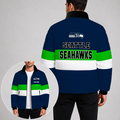[SPECIAL OFFER] NEW CUSTOMIZED NFL06 SSH SEATTLE SEAHAWKS PUFFER JACKET