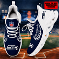 [SPECIAL OFFER] NEW CUSTOMIZED NFL06 SSH SEATTLE SEAHAWKS MAX SOUL SHOES