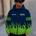 [SPECIAL OFFER] NEW CUSTOMIZED NFL06 SSH SEATTLE SEAHAWKS WINDBREAKER JACKET