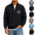 [SPECIAL OFFER] NEW CUSTOMIZED NFL06 SSH SEATTLE SEAHAWKS MEN'S QUARTER ZIP PULLOVER