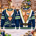 [SPECIAL OFFER] NEW CUSTOMIZED NFL06 SSH SEATTLE SEAHAWKS CHRISTMAS UNISEX SWEATSHIRT