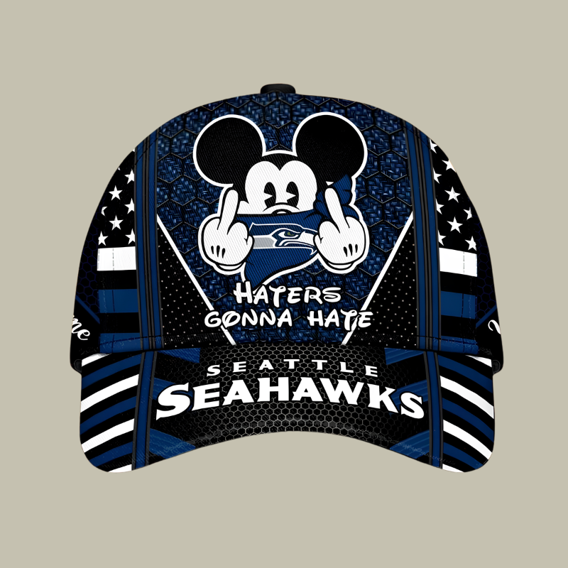[SPECIAL OFFER] NEW CUSTOMIZED NFL06 SSH SEATTLE SEAHAWKS CLASSIC CAP