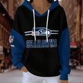 [SPECIAL OFFER] NEW CUSTOMIZED NFL06 SSH SEATTLE SEAHAWKS RIBBED HOODIE & SWEATSHIRT