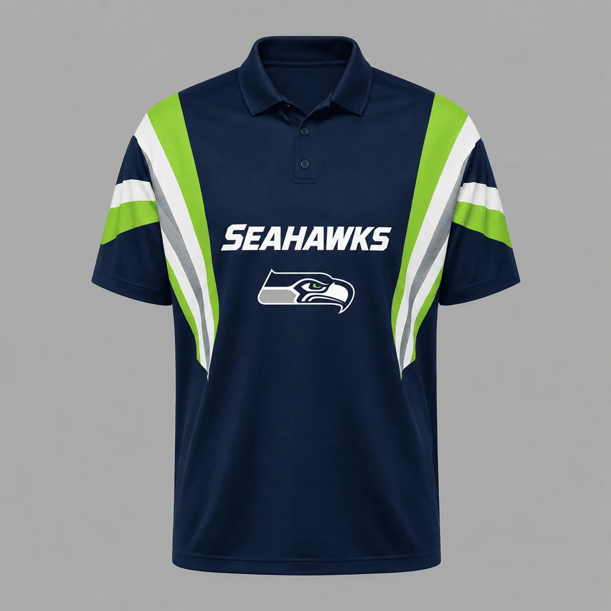 [SPECIAL OFFER] NEW CUSTOMIZED NFL06 SSH SEATTLE SEAHAWKS POLO SHIRT