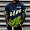 [SPECIAL OFFER] NEW CUSTOMIZED NFL06 SSH SEATTLE SEAHAWKS POLO SHIRT